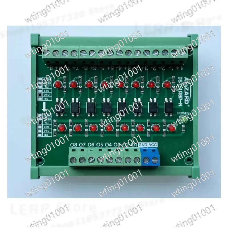 Level Shifter 3.3V - Moduł izolacji transoptorową 8-kanałowy, konwerter poziomów