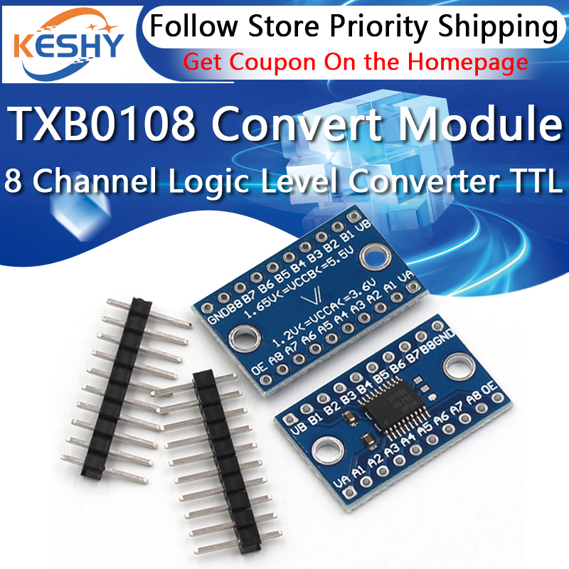 3.3V 5V TXS0108E 8-kanałowy ko – Level Shifter 3.3V recenzja i cena