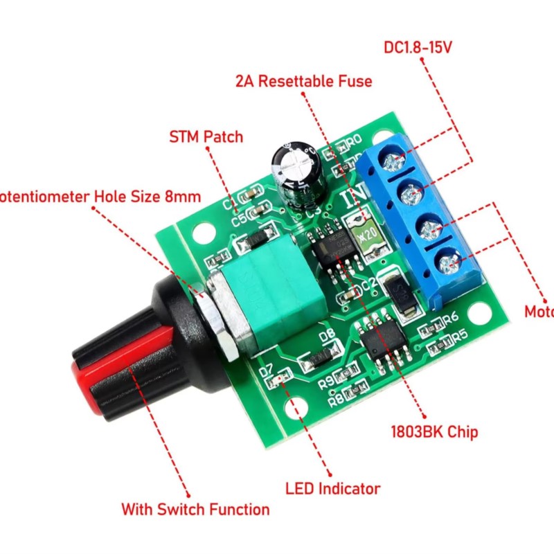 Regulator Obrotów Silnika DC 1 – Level Shifter 3.3V recenzja i cena